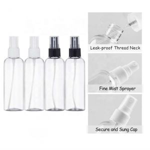 5ml-500ml HDPE PET Refillable Continuous Mist Spray Bottle