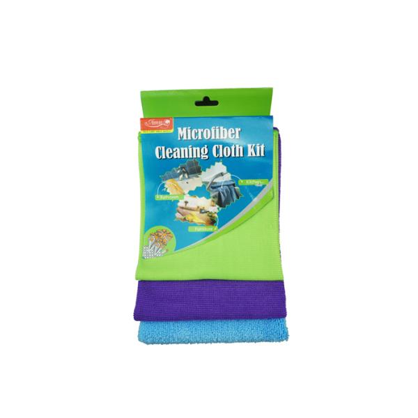 Microfiber cleaning cloth set Kitchen cleaning cloth Kit
