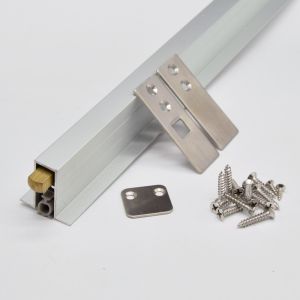 Fire Rated Automatic Drop Down Door Bottom Seals Concealed With Side Edge 800mm