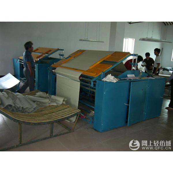 Blue Colour Textile Industry Machines , Fabric Plating Equipment Large Operation
