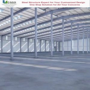 Wholesale Prefabricated Steel Structure Warehouse with Sandwich Panel Roof from china suppliers