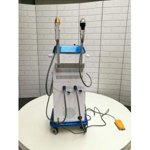 Newest vertical RF micro needling skin rejuvenation machine with two handles non