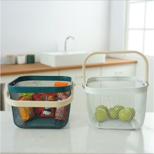 Multifunctional 24*17cm Wire Mesh Storage Baskets Home Collection