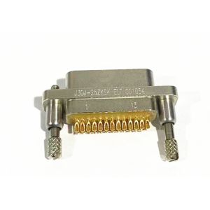Solder J30J Series Female 25 Pins Connector For Cross Sectional Area 0.1 - 0
