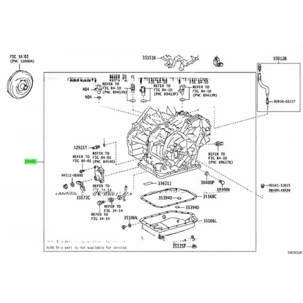 Transmission Assy Automatic Toyota RAV4 HARRIER ZSA44R K114F CVT Auto Car Gearbox