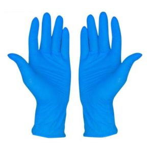 China Thickening Disposable Nitrile Glove Friction Resistance XL Nitrile Exam Gloves Latex Free on sale