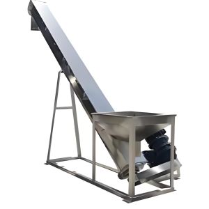 U-Type Automatic Feeder Single Axis Spiral Conveyor For Chemical Powders