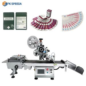 Electric Driven High Speed 50-200pcs/min Card Tag Pouch Mylar Bag Doypack