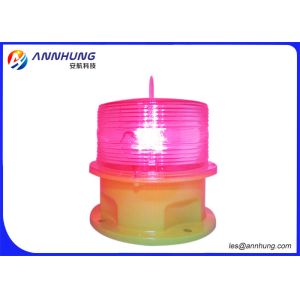 Flashing LED Marine Navigation Lights IP67 Protection Standard Red Emitting