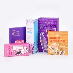 Wholesale Custom Logo Lamination Customize Print Folding Cosmetic Paper Boxes