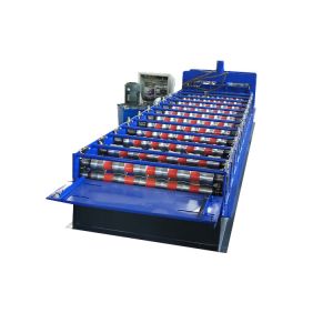 5.5kw 12m Min Aluminium Panel Roof Tile Roll Forming Machine