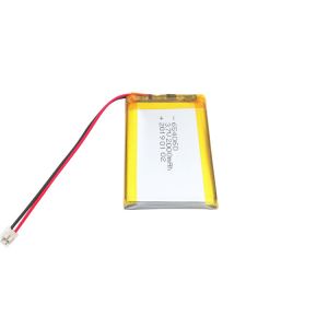 Li Polymer 654060 GPS Tracker Battery Lithium 3.7 V 2000mah lipo battery