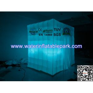 Shinning Shooting Inflatable Photo Booth Tent With LED Light