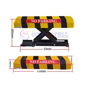 Wholesale DC12v 70Ah 30M Reomte Indoor / Outdoor Car Parking Locks 3 To 4 Month Re-chargeable from china suppliers