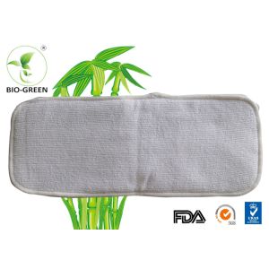 Leak Guard Washable Bamboo Cloth Diaper Inserts Easy To Dry / No Dust