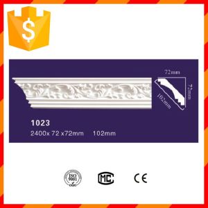 Durable fireproof decorative PU ceiling cornice moulding for interior decoration