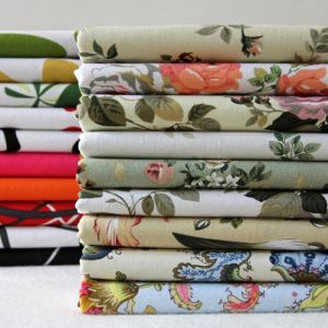 Natural Cotton Fabric / 16OZ Cotton Canvas With Nice Flower Printing
