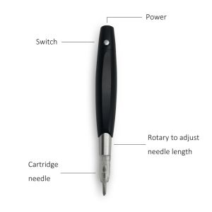 Rotative Battery Eyebrow Embroidery PMU Machine Kit Tattoo Gun
