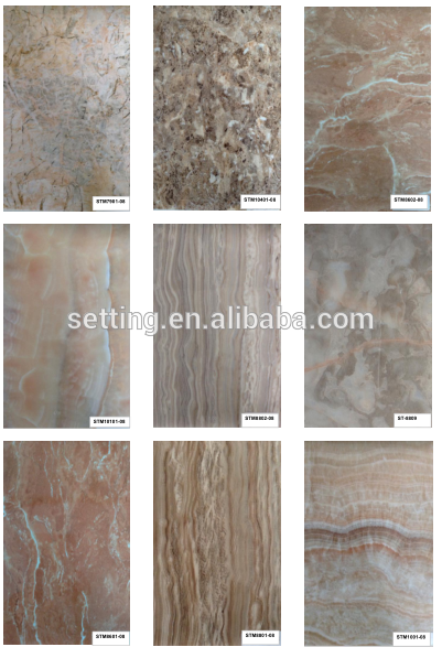 2mm marble color acrylic sheet laminated mdf ,plywood