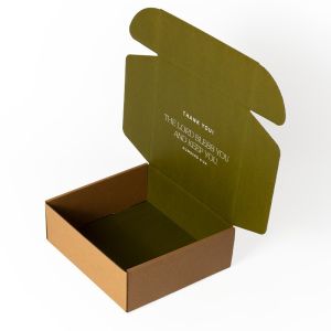 Underwear Packaging Boxes Kraft Cardboard Silk Screen White Ink Design Custom