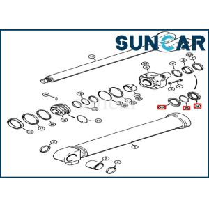 Wholesale 1542883C1 Case Repair Hydraulic Oil Seal Kit 921 921C 921E Loader Lift Cylinder Service Kit from china suppliers