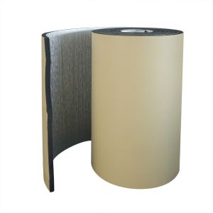 Self Adhesive XPE HVAC Insulation Foam Laminated Silver Aluminum Foil For