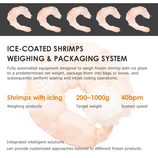 Food Grade Automatic Vacuum Frozen Food Pouch Packing Machine Shrimp Squid Rings Bag Multihead Weigher Filling Packing Machine