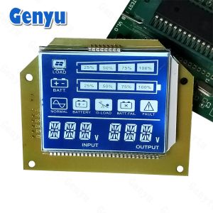 TN LCD Screen LCD Segment Display Dark Background White Backlight SMT_HT1621
