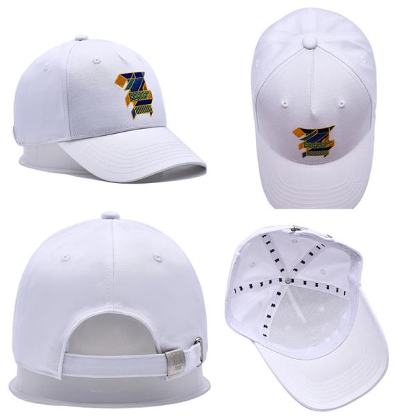 Structured Five-Panel Baseball Cap With Embroidered Logo Branding