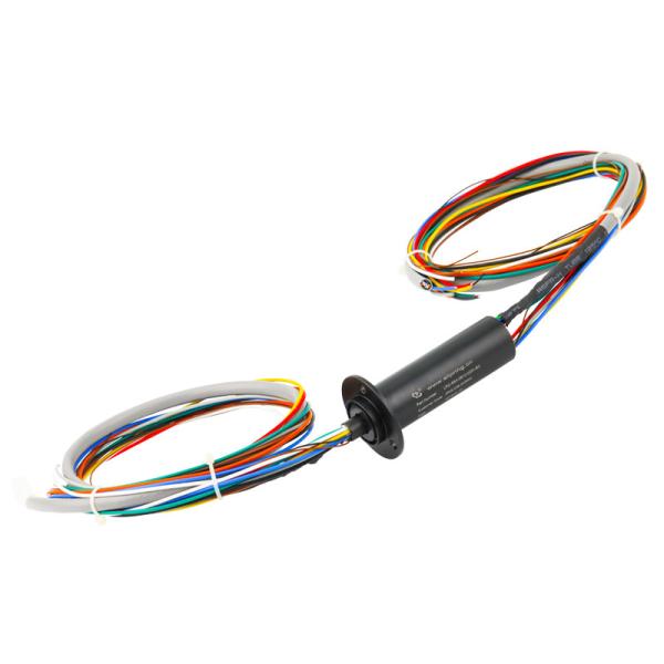 Quality 10 Circuits Ethernet Slip Ring Transmitting Current and 1000M Ethernet for sale
