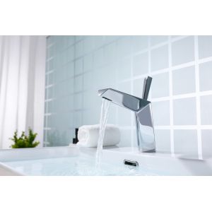 Brushed Bathroom Basin Faucets Countertop Hot And Cold Tap Mixer