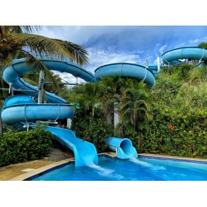 Children Aqua Water Park Slide Private Pool Fiberglass Slide Rides