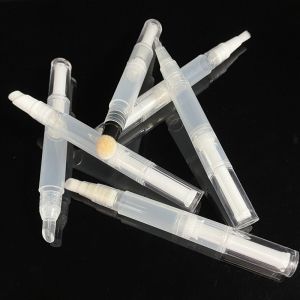 1ml 1.5ml Round Plastic Empty Anti Fungus Treatment Twist up Nail Cuticle Oil