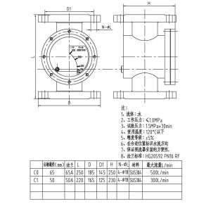 Sight Flow Indicator 304 Stainless Steel Water Flow Indicator
