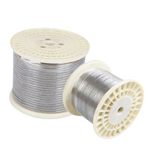 300 Series 1*7 Invisible Grill Wire Rope 1.2mm - 6mm 1x7 Wire Rope