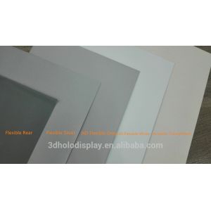 3D Silver Rear Projector Screen HD Foldable Portable With Custom Format