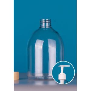 530ML Plastic Lotion Bottles with Pumps, Leak Proof, BPA Free for Shampoo Body