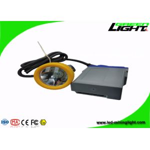 15000lux IP68 LED Mining Light Cap Lamp 6.6Ah Li - Ion Battery With USB Charging
