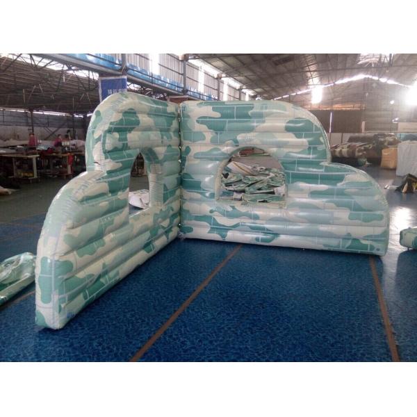 PVC Material Iinflatable Tank Bunkers Paintball , Inflatable Sports Games Paintball Bunkers