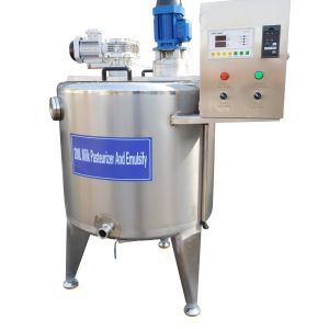 Electric Heating Emulsify Vessel High Speed Mixer Emulsion Tank for Cosmetics