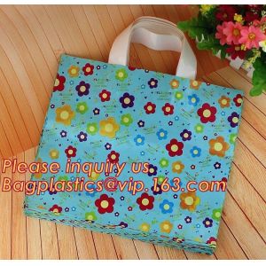 biodegradable plastic shopping carry out bag soft loop plastic carry bag cheap