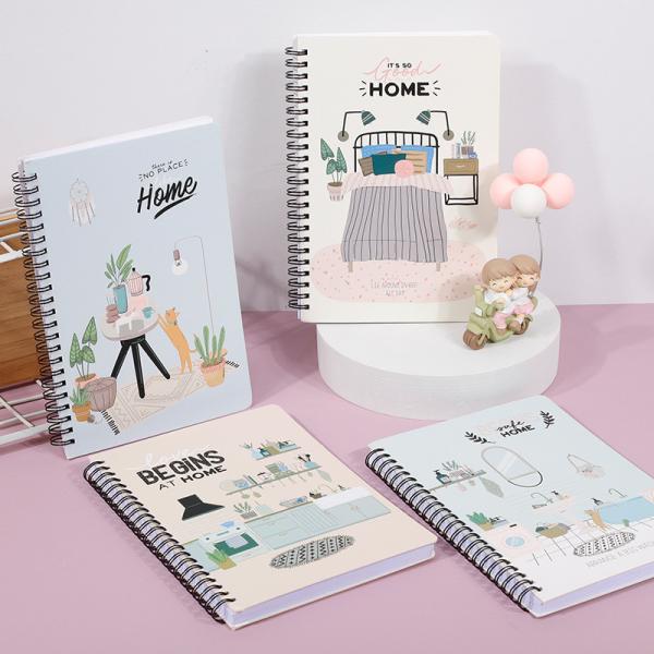 Quality A5 A6 Sketch Spiral Journal Stone Paper CMYK Color Pantone Color for sale