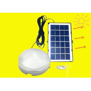 Indoor Remote Kitchen Patio Camping Emergency Light / 42 LED 9W Solar LED Wall