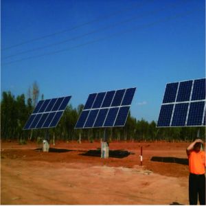 Aluminum Solar Panel Ground Mounting Systems Frameless for Home power system