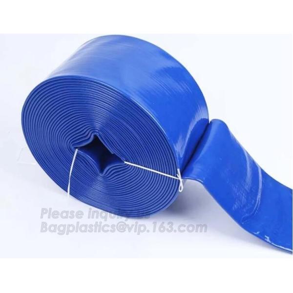Quality General Purpose Reinforced PVC Lay-Flat Water Discharge Hose,For Use While Back-Washing Filters And Draining Pools for sale