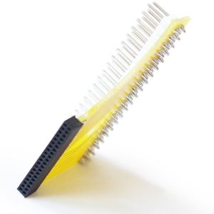 1.27mm 2 x 20-pin Dual Row Female to 2.54 mm Male Pin Headers Adapter PCB Board