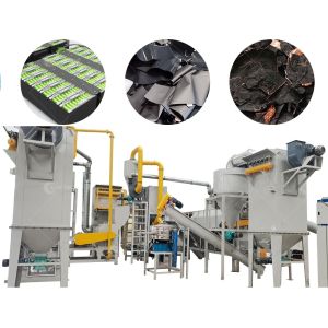 200-1000KG/H Battery Black Powder Recycling Machine with PLC PC Touch Screen