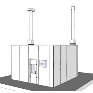 Customizable Paint Mixing Room for Professional Paint Preparation