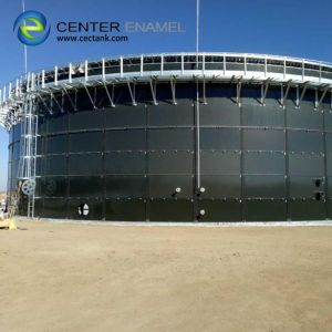 3,450N/cm Dry Bulk Grain Storage Tank 0.25mm Coating Thickness