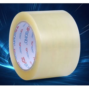 50 - 60um Thickness Transparent No Noise Acrylic Water Glue Bopp Silent Packing